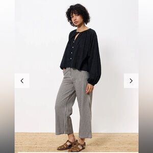 FRNCH Striped Culottes